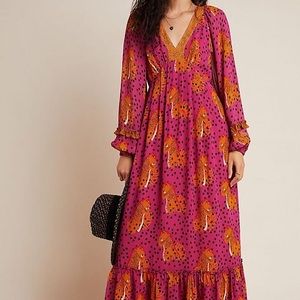 Farm Rio Cheetah Maxi Dress